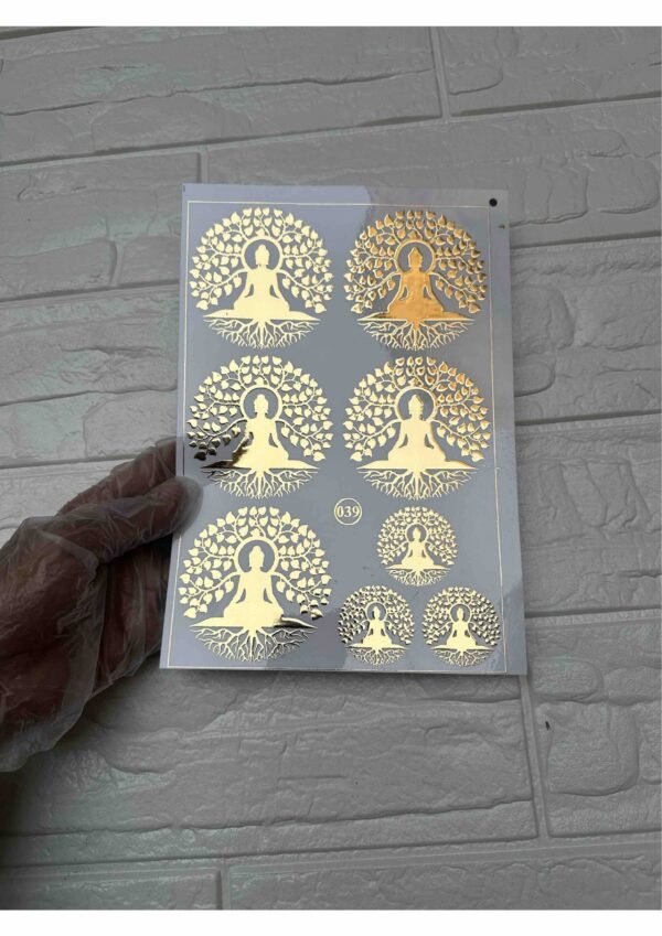 EMBOSSED STICKER MR039