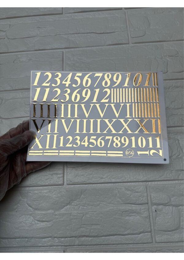 EMBOSSED STICKER MR056