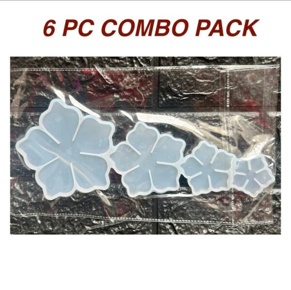 (OFFER) 3D FLOWER MOULD 4 IN 1 (6pc
Pack)