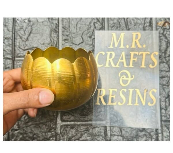 DESIGNER VOTIVE BOWL (Gold)