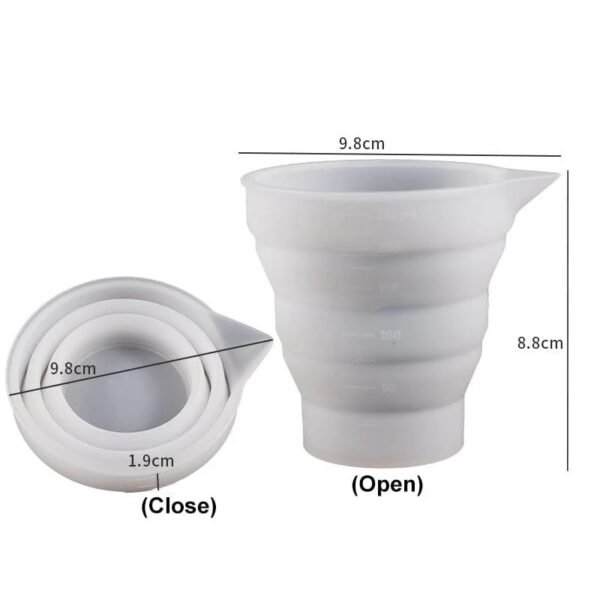 SILICON MIXING & MEASURING CUP 250ML