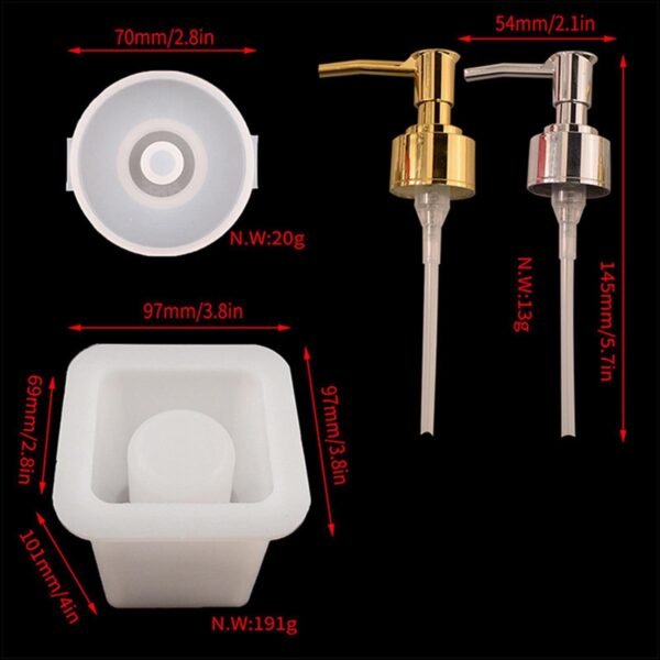 SOAP DISPENSER MOULD SQUARE