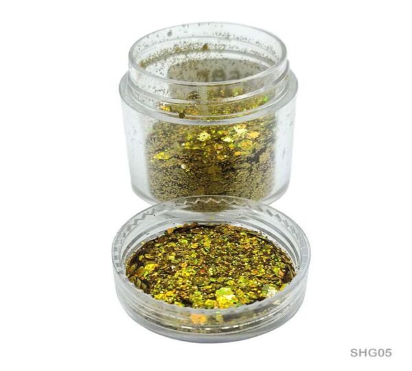 LASER GOLD GLITTER CHUNKS