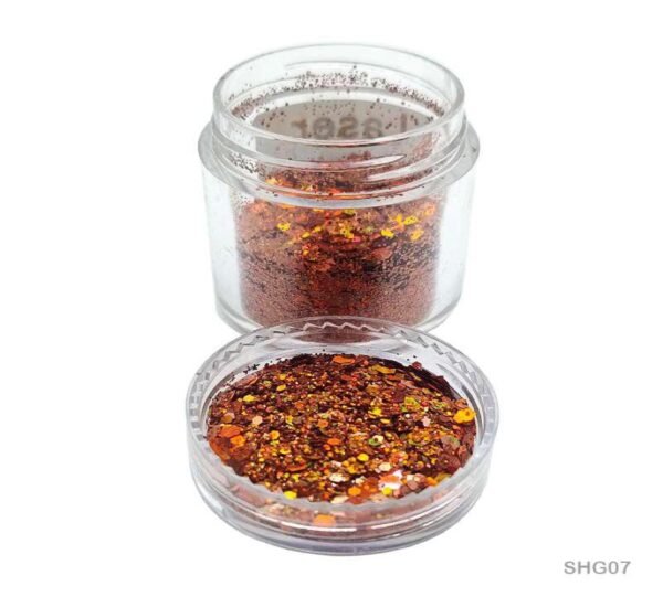 LASER BRONZED GLITTER CHUNKS