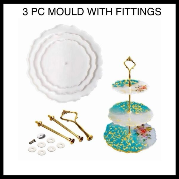 3PC CUPCAKE MOULD WITH FITTINGS