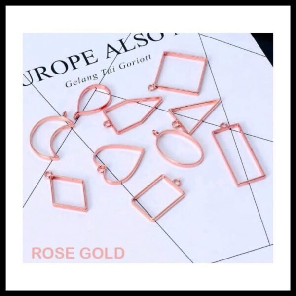 PENDANT ROSEGOLD BEZZELS