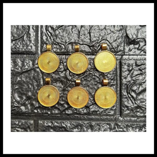 PENDANT ROUND BEZZEL WITH BACK BASE