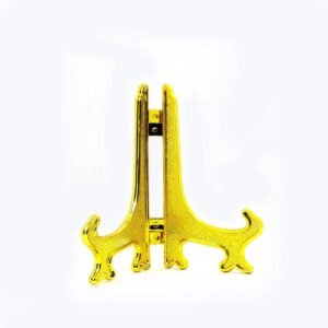 8“ INCH GOLDEN PLASTIC FOLDING STAND FOLDABLE Copy