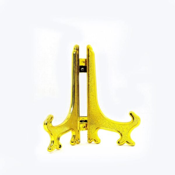 8“ INCH GOLDEN PLASTIC FOLDING STAND FOLDABLE Copy