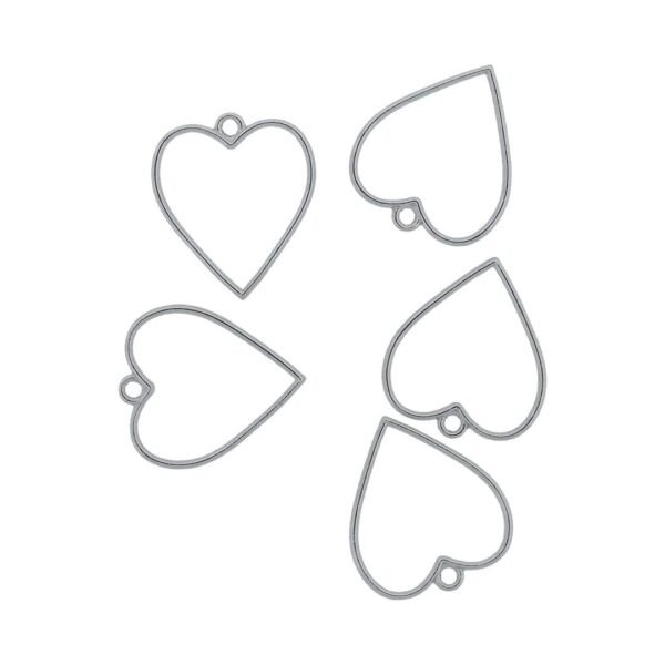 HEART BEZZEL 5 PC PACK