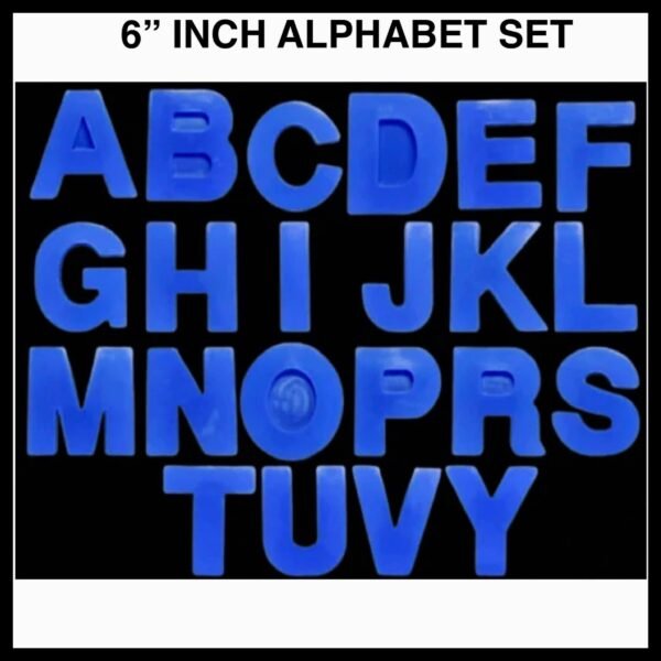 6” INCH ALPHABET SET (20MM DEEP)