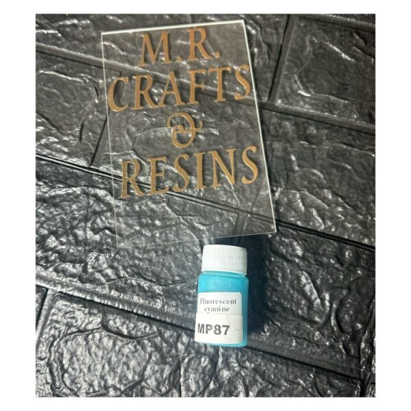 FLUORESCENT CYANINE MICA POWDER