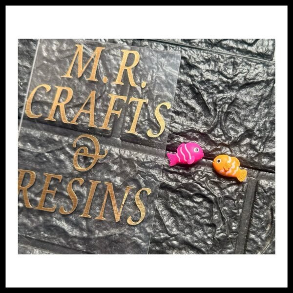 FISH ORANGE PURPLE  ( PACK OF 2 )