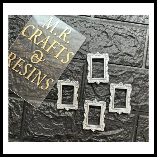 SILVER FRAME MINIATURE SET (4 PC)