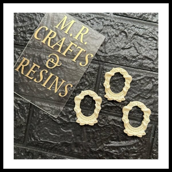 SHINY WHITE FRAME MINIATURE (3 PC)