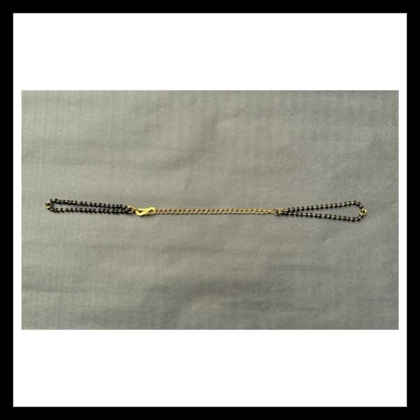 BLACK PEARL BRACELET CHAIN
