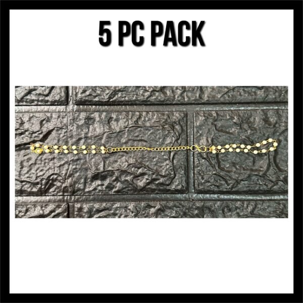 5 PC COMBO OF RAKHI BRACELET CHAIN PREMIUM