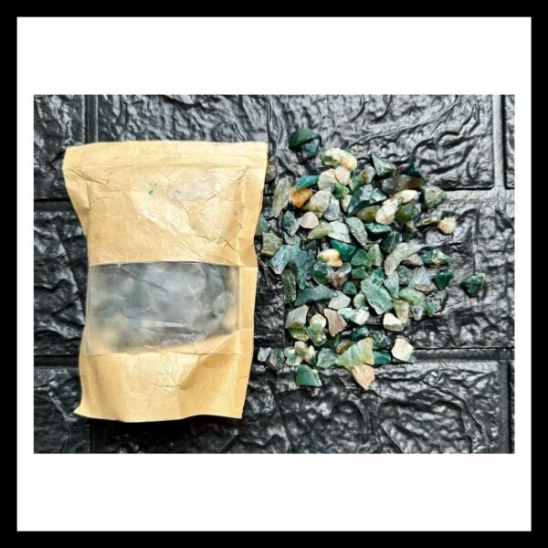 GREEN MARBLE AGATE STONE (200 GM PACK)