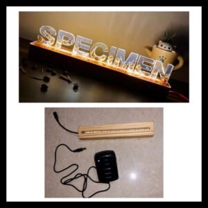 6” INCH WOODEN LED STAND