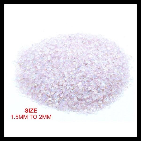 SMALL RAINBOW GLASS GRANULES (500GMS)