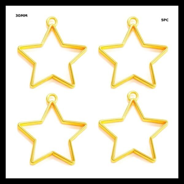 STAR CHARMS BEZZEL ( PACK OF 5)