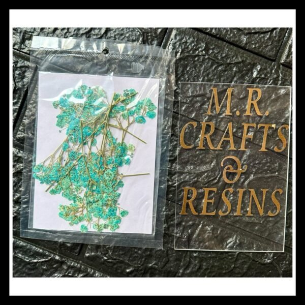 BLUISH GREEN GYPSY FLOWER SHEET