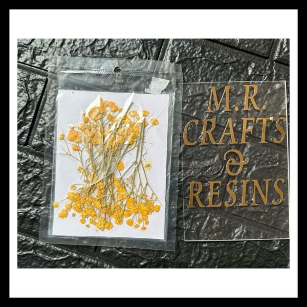 DARK YELLOW GYPSY FLOWER SHEET