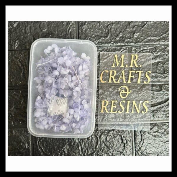 PURPLE HYDRANGEA DRY FLOWER BOX