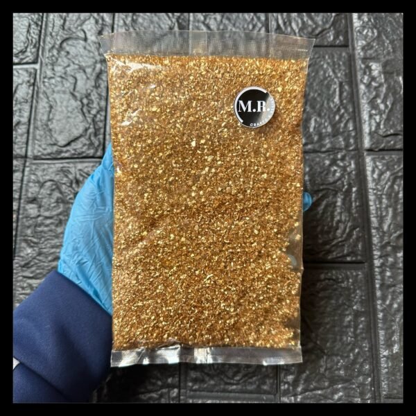 DARK GOLD GLASS CHIPS - 02