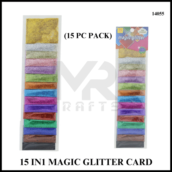 15 IN 1 MAGIC GLITTER CARD