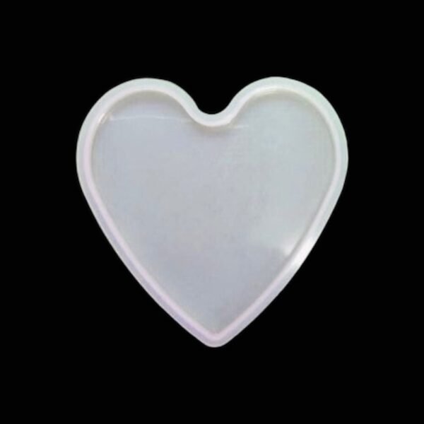 4.5 INCH HEART COASTER MOULD