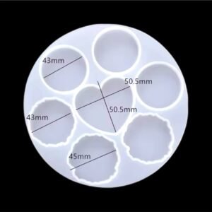 7 CAVITY MULTI SHAPE ROUND MOULD