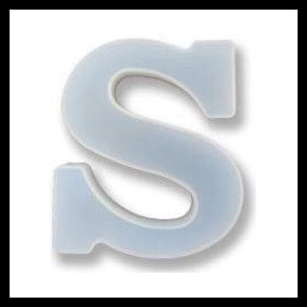 5.5” MONOGRAM ALPHABET MOULD- (S)