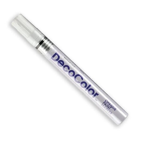 WHITE DECO COLOUR BROAD LINE OPAQUE PAINT MARKER