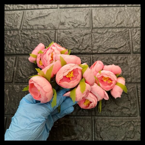 LIGHT PINK PEONY FLOWER BUNCH BIG SIZE