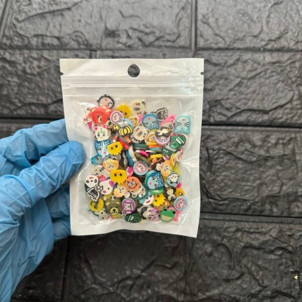 ANIMAL FACE POLYMER BEADS