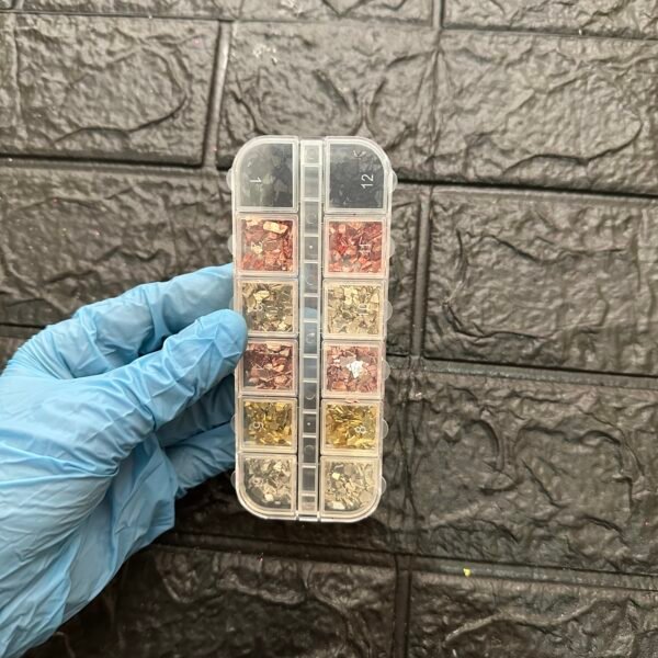 12 IN 1 MIX GLASS CHIPS STONE