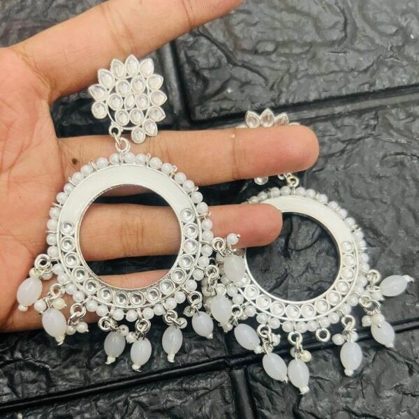 EARING BEZELS WHITE GLASS PREMIUM
