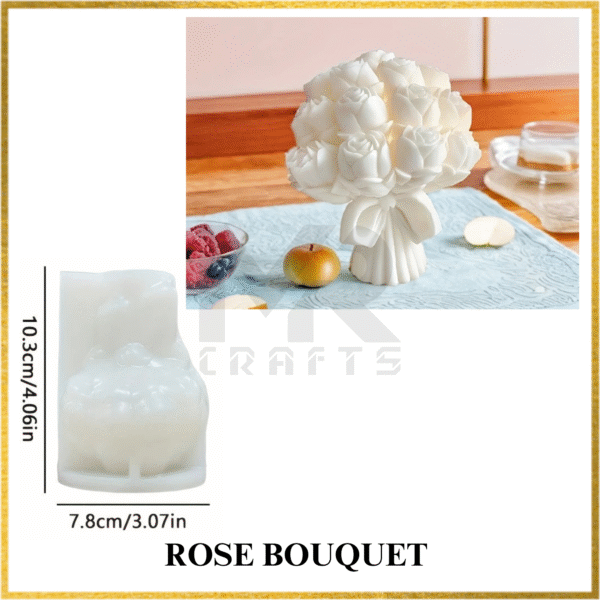 ROSE BUD BOUQUET MOULD