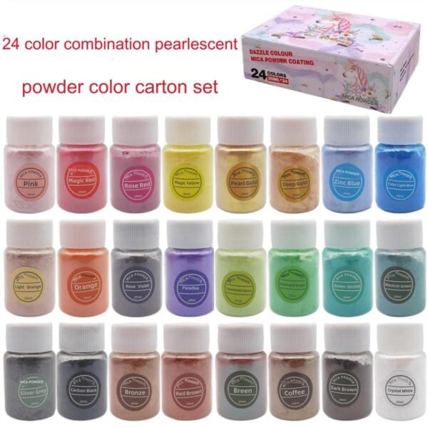 PREMIUM MICA POWDER 24 PC  COMBO