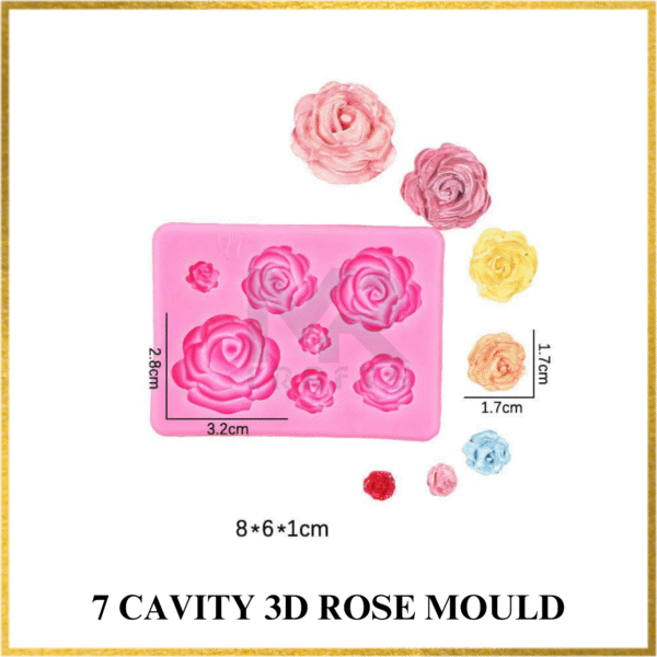 7 CAV ROSE MOULD (HM0094)