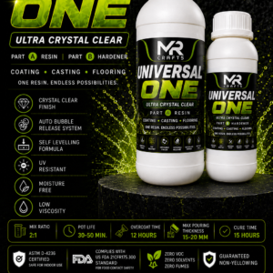 UNIVERSAL ONE 2:1 ULTRA CRYSTAL CLEAR RESIN