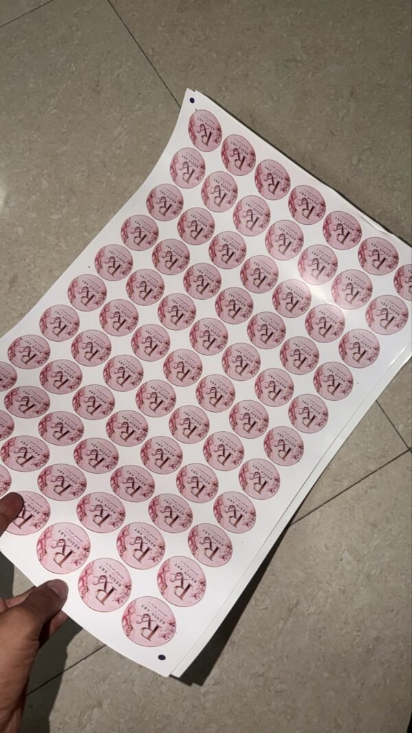 CUSTOM LOGO STICKER 1 INCH  (READ DESCRIPTION)
