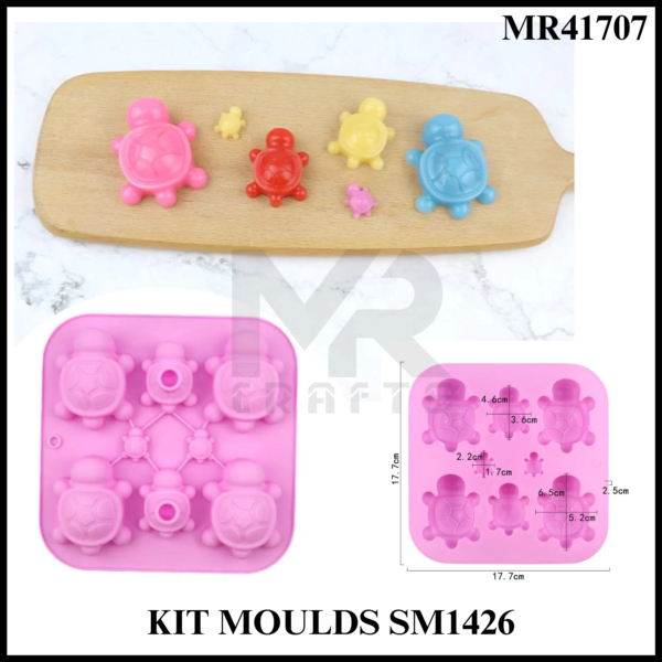 TURTLE  MOULD MULTI KIT MOULD SM1426