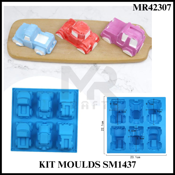 6 CAVITY CAR MOULD KIT MOULD SM1437