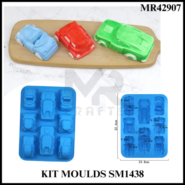 8 CAVITY CAR MOULD KIT MOULD SM1438